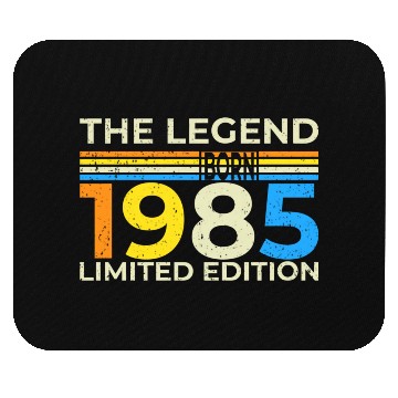 Discover The Legend 1985 Logo Design Limited Edition Mouse Pads