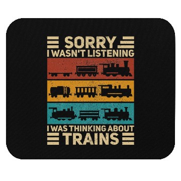Discover Wagon Train Lover Model Railroad Conductor Mouse Pads
