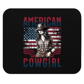 Discover American Cowgirl Mouse Pads