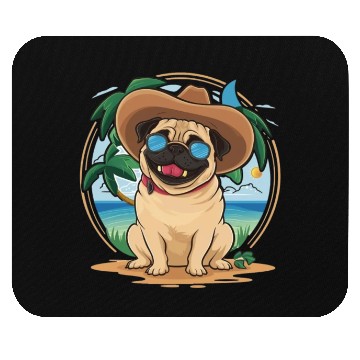 Discover dog SUMMER Mouse Pads