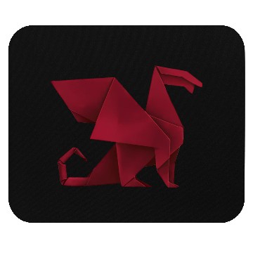 Discover Origami Dragon Mouse Pads