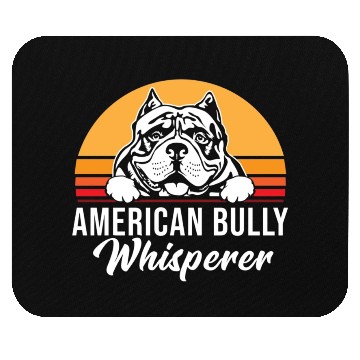 Discover Live Love Bark Retro Vintage American Bully Funny Mouse Pads
