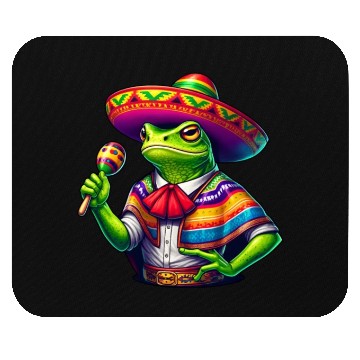 Discover Cinco de Mayo Frog Fiesta Mouse Pads