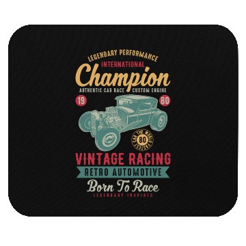 Discover vintage racing Mouse Pads