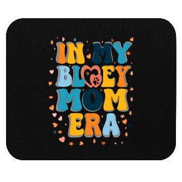 Discover Women in My Mom Era Mama Dog Paw Funny Letter Mouse Pads