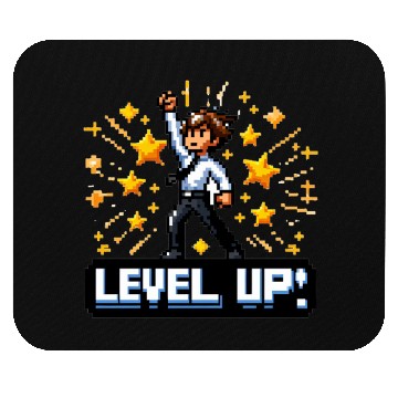 Discover Game On: Triumphant Ascension - Level Up Mouse Pads
