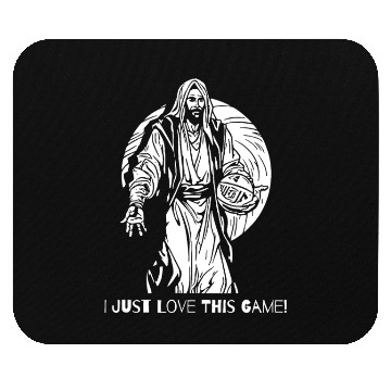 Discover Jesus Loves Basketball Mouse Pads