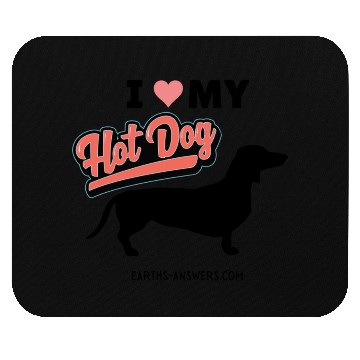 Discover Dachshund Dog Lover Gift Mouse Pads Love My Hot Dog