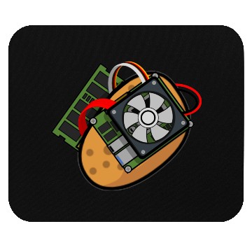 Discover Potato Sticker Mouse Pads