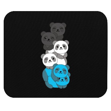Discover Mascic Flag Pride Lgbtq Cute Panda Mouse Pads