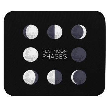 Discover Cool Full Moon - Solar Eclipse, Moon Phases Total Mouse Pads