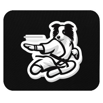 Discover KungFu Dog I Mouse Pads