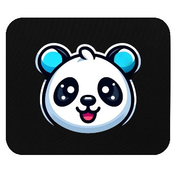 Discover Cute Baby Cute Panda Face Mouse Pads