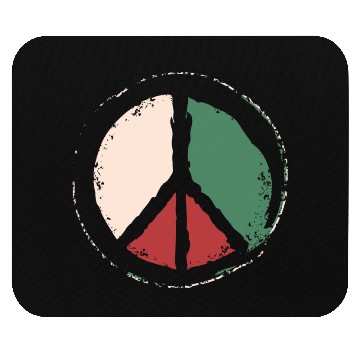 Discover Free Palestine - Peace Symbol Mouse Pads