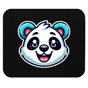 Discover Cute Panda Cute Baby Panda Face Mouse Pads