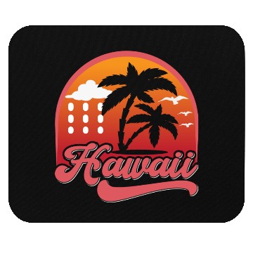 Discover Island Sunset Aloha Paradise Hawaiian sunset Mouse Pads