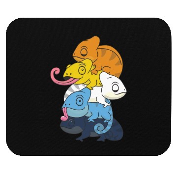 Discover Aroace Flag Pride Lgbtq Chameleon Pile Mouse Pads