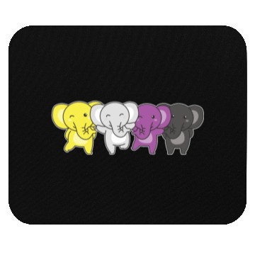 Discover Nonbinary Monkey Flag Pride Lgbtq Cute Monkeys Mouse Pads