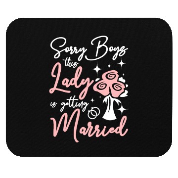 Discover Team Bride This lady Is Getting Married Mouse Pads