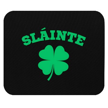 Discover Slainte 4 Leaf Clover Mouse Pads