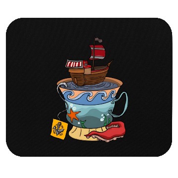 Discover Sea Tea Mouse Pads