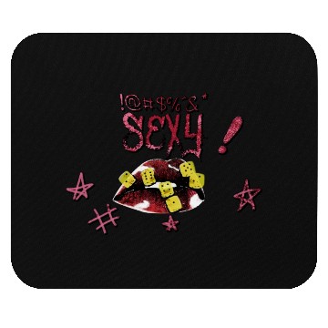 Discover sexy f*ck !@#$%^&* Mouse Pads