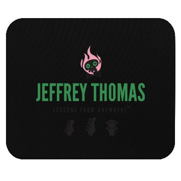 Discover Jeffrey Thomas Logo Black Mouse Pads