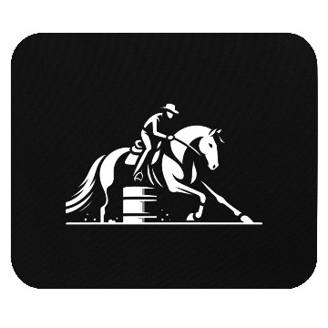 Discover Cowboy Rodeo Silhouette Mouse Pads
