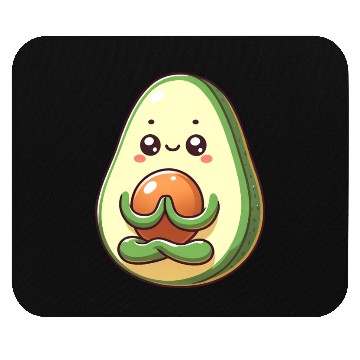 Discover Avocado Meditation Zen Levitation Mouse Pads