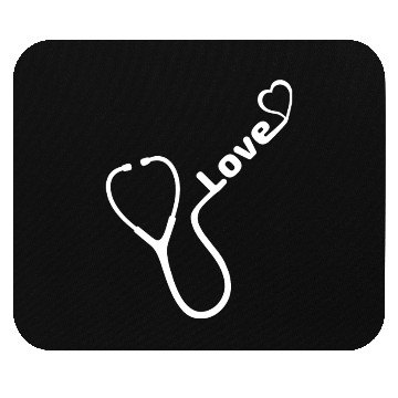 Discover Stethoscope Love Medical Affection Mouse Pads