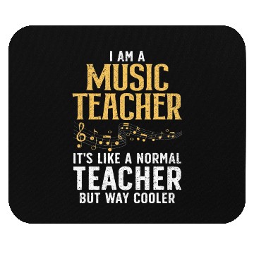 Discover Cool Music Teacher Art School Orchestra Mouse Pads