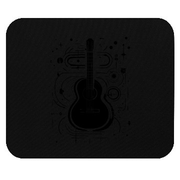 Discover Guitar Sketch Mouse Pads