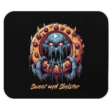 Discover Sweet & Sinister Octopus Donut Mouse Pads