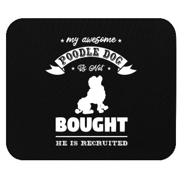 Discover My Awesome Poodle Dog Mouse Pads