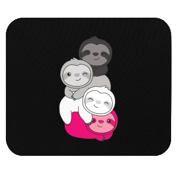 Discover Gynephilia Flag Pride Lgbtq Cute Sloth Mouse Pads