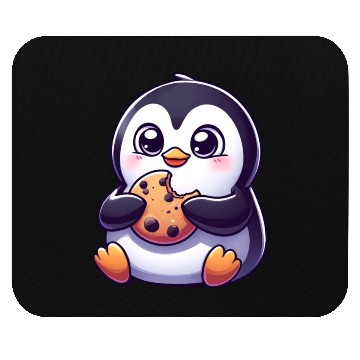 Discover Penguin Cookie Sweet Dessert Biscuit Mouse Pads