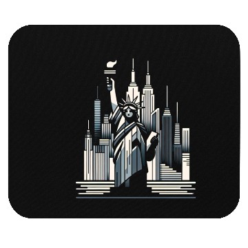 Discover Statue of Liberty Embrace Mouse Pads