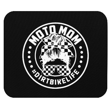 Discover Motocross Moto Mom Dirt Bike Motorcycle MX Mouse Pads