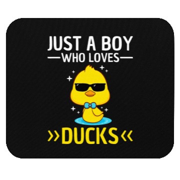 Discover Just A Boy Who Loves Duck Lover Mouse Pads