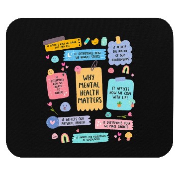 Discover Mental Health Matters Human Brain Illness Mouse Pads