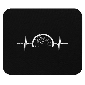 Discover Heartbeat Speedometer Car Guy Auto Garage Racing Mouse Pads