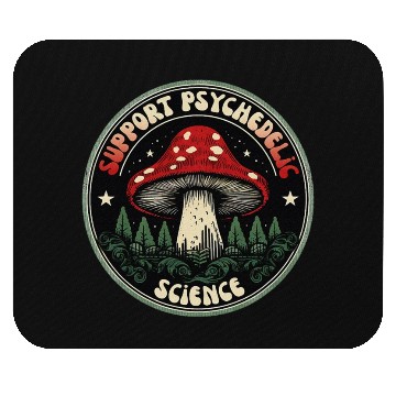 Discover Support Psychedelic Science Magic Mushrooms Mouse Pads