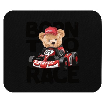 Discover Born To Race Motorsport Car Racing Driver Kart Mouse Pads
