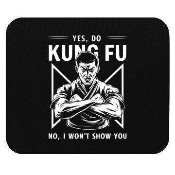 Discover Kung Fu Chinese Kung Fu Asian Kung Fu Self defense Mouse Pads