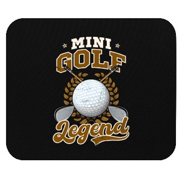Discover Mini Golf Mini Golf Legend Mouse Pads