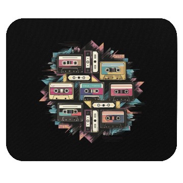 Discover 80s Retro Cassette Classic Cassette Tape for a Mouse Pads