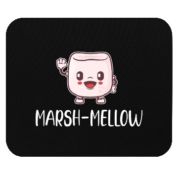Discover Marsh-Mellow Marshmallow Puns Cocoa RV Mountain Mouse Pads