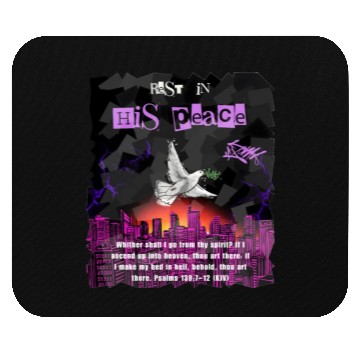 Discover Rest In His Peace Mouse Pads