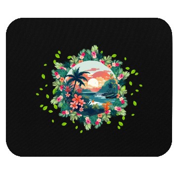 Discover Portal to Paradise Mouse Pads
