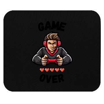 Discover GAME OVER Mouse Pads